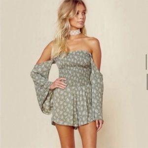 Planet blue romper